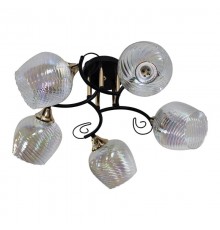 Светильник 11295-9/5 черн.зол (Плафон 8310) НПБ 01-5х60-155 Е27  1005404882  Элетех