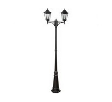 Светильник садово-парковый 8114 2*100W 230V E27 155*590*2290мм черный  11213  FERON