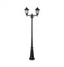 Светильник садово-парковый 8114 2*100W 230V E27 155*590*2290мм черный  11213  FERON