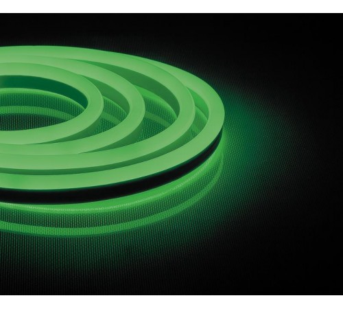 Лента светодиодная LS720 120SMD(2835)/м 9,6Вт/м 220V IP67, длина 50м, зеленый, неоновая  29564  FERON