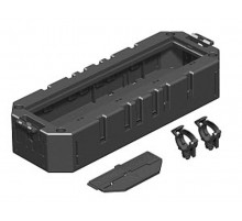 Модульная рамка Modul45 (с кожухом) MT4 45/2-2 208x76x40 мм (полиамид,черный)  7429139  OBO Bettermann