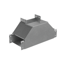 Т-отвод вертикальный 80х100 мм вверх c разворотом трассы на 90 град "ПЛЮС"  TDNplus90-80-100  КМ-профиль