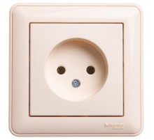 W59 Слоновая кость Розетка без заземления без шторок, 16А (в сборе)  RS16-153-28  SE