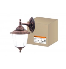 Светильник садово-парковый Прага Эл-11-71-1М 60 Вт Е27 настенный вниз медь, прозрачный плафон TDM  SQ0330-0527  TDM