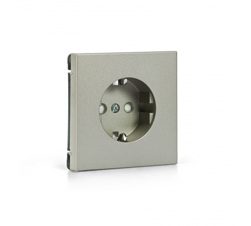 ArtGallery Шампань Розетка с заземлением со шторками, 16А, механизм, быстрозажим. клем.  GAL000545S  SE