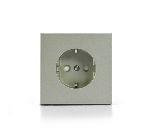 ArtGallery Шампань Розетка с заземлением со шторками, 16А, механизм, быстрозажим. клем.  GAL000545S  SE
