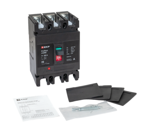 Выключатель автоматический LS250 25кА 3P 250А ProPact  mccb-250-25-3-250-ls  EKF