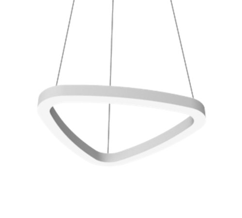 Светодиодный светильник Enso A 560х530х40 мм 40 Вт 4000 K подвесной RAL9003 белый матовый с рассеивателем опал  V1-R0-0A403-30000-2004040  VARTON