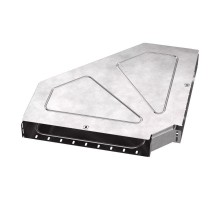 Угол горизонтальный 90 градусов с крышкой Стандарт 500х80   PR16.0626  Промрукав