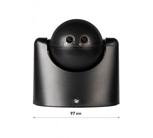 Датчик движения  MD 03 настенный инфракрасный 1200 Вт угол 180 градусов IP44, черный  Б0066995  ЭРА