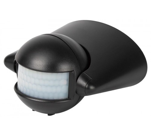 Датчик движения  MD 03 настенный инфракрасный 1200 Вт угол 180 градусов IP44, черный  Б0066995  ЭРА