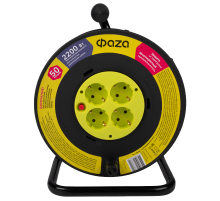 Удлинитель  CRG-04-5000 (Катушка, 4 х 50) заземл.  .5063822  ФАZA