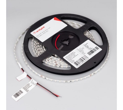 Лента светодиодная RT-A120-5mm 24V Yellow (9.6 W/m, IP20, 2835, 5m) (arlight, узкая)  015662(2)  Arlight