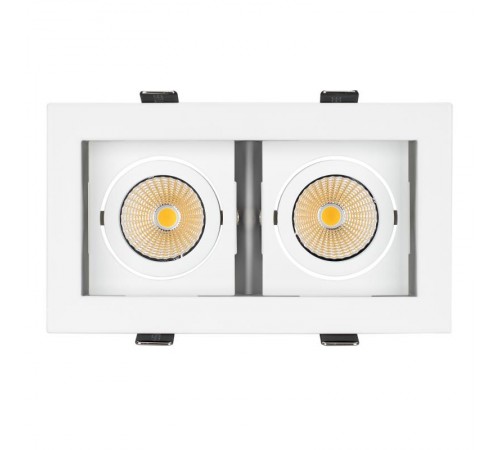 Светильник CL-KARDAN-S180x102-2x9W Day (WH, 38 deg)  024138  Arlight