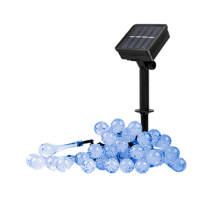 Светильник на солнечной батарее SLR-G08-30B гирл., капли, синий  .5040946  ФАZА