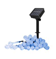 Светильник на солнечной батарее SLR-G08-30B гирл., капли, синий  .5040946  ФАZА
