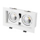 Светильник CL-KARDAN-S180x102-2x9W Day (WH, 38 deg)  024138  Arlight