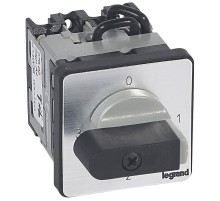 Трехпозиционный переключатель с положением ''0'' - PR 12 - 1П - 3 контакта - крепление на дверце  027502  Legrand