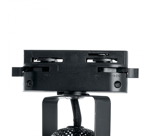 Светильник трековый под лампу GU10, черный AL191  41592  Feron