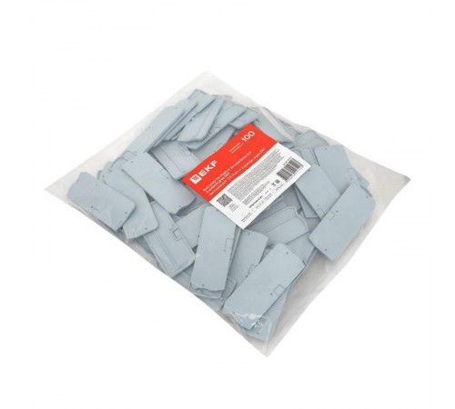 Заглушка для 2.5 Push-in 4 вывода серая EP-PIT-2,5-4  EKF