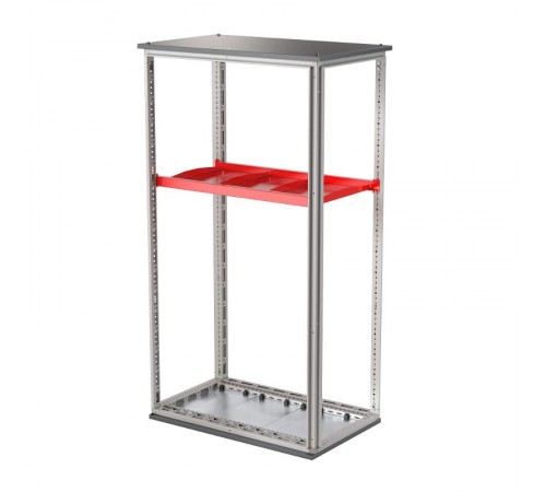 Полка усиленная выдвижная, 3 сегмента,  Г = 1000 мм, для шкафов DAE/CQE шириной 600 мм  R5RE3E610  DKC