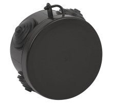 Распаячная коробка  KOR-65-40-4g-B открытой установки КОР 65х40мм черная с гермовводами 4 входа IP54 KOR-65-40-4g-B  Б0061799  ЭРА