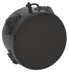 Распаячная коробка  KOR-65-40-4g-B открытой установки КОР 65х40мм черная с гермовводами 4 входа IP54 KOR-65-40-4g-B  Б0061799  ЭРА