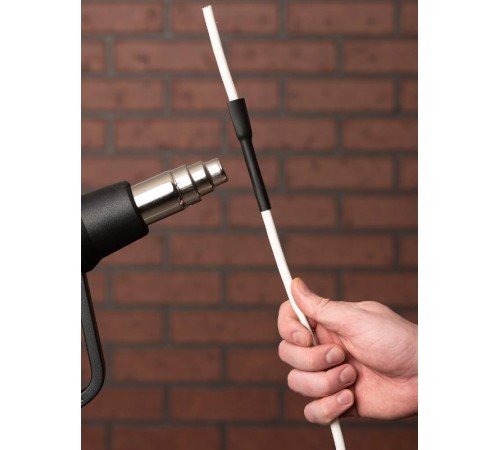 Термоусаживаемая трубка ТУТк с клеевым слоем нг 9/3 черная в отрезках по 1м EKF PROxima  tut-k9-b  EKF