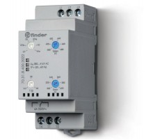 Контрольное реле для 3-фазных сетей; пониженное/повышенное напряжение, обрыв/чередование фаз, настраиваемые диапазоны;  703184002022  Finder