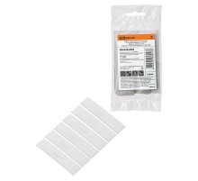 Набор трубок термоусаживаемых, не поддерживающих горение, клеевых, длиной 10 см ТТкНГ(3:1) "Моноцвет, белый 12,7/4,3 "  SQ0548-2808  TDM