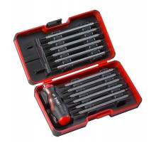 Отвертка торцевая Smart с набором насадок 12 шт в кейсе  06081306  Felo