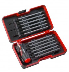 Отвертка торцевая Smart с набором насадок 12 шт в кейсе  06081306  Felo