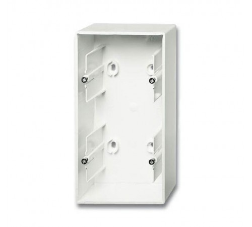 Коробка для открытого монтажа, 2 поста, серия future, цвет белый бархат  1799-0-0922   2CKA001799A0922  ABB