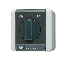 Выключатель для замочного механизма 10A 250V ~; для накладного монтажа IP44 834.20W Jung