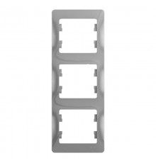 Glossa Алюминий Рамка 3-ая, вертикальная  GSL000307  SE