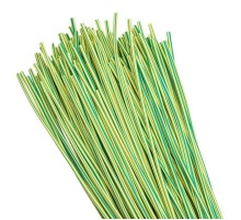 Термоусаживаемая трубка ТУТ нг 2/1 желто-зеленая EKF PROxima  tut-2-yg-1m  EKF