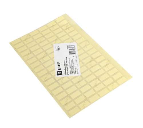 Наклейка "220В" (10х15мм 1шт) PROxima  an-2-02  EKF