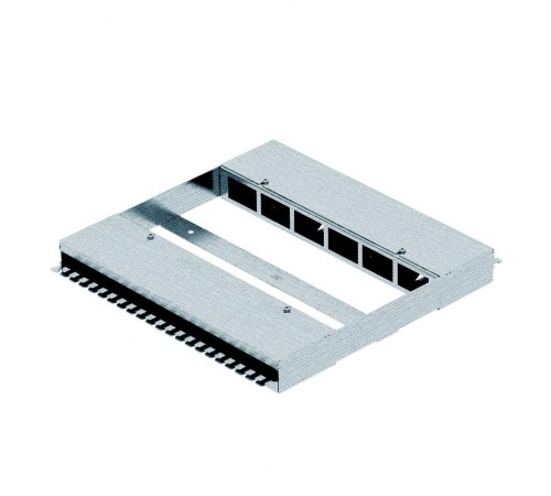 Распределитель энергии для фальш-пола 400x420x50 мм для 2x6 FLF-разъема (сталь) (UV DB CH)  6108020  OBO Bettermann