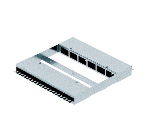 Распределитель энергии для фальш-пола 400x420x50 мм для 2x6 FLF-разъема (сталь) (UV DB CH)  6108020  OBO Bettermann