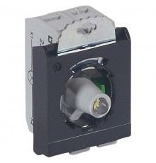 Комплектующий блок для кнопок - Osmoz - для комплектации - с подсветкой - под винт - 24В~/= - НО - белый - 3 поста  023000  Legrand