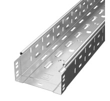 Лоток перфорированный Стандарт INOX (AISI 304) 150х80х3000 (0,8 мм) (3 м/уп)  PR16.2333  Промрукав