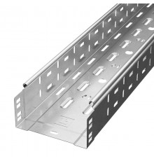 Лоток перфорированный Стандарт INOX (AISI 304) 150х80х3000 (0,8 мм) (3 м/уп)  PR16.2333  Промрукав