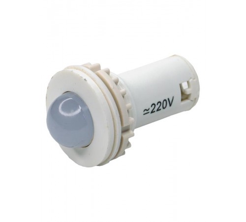СКЛ-11-Б-2-220, белая, 220В AC/DC, d=27, сила света 20 мКд (ЭТ)  ET514684  Электротехник