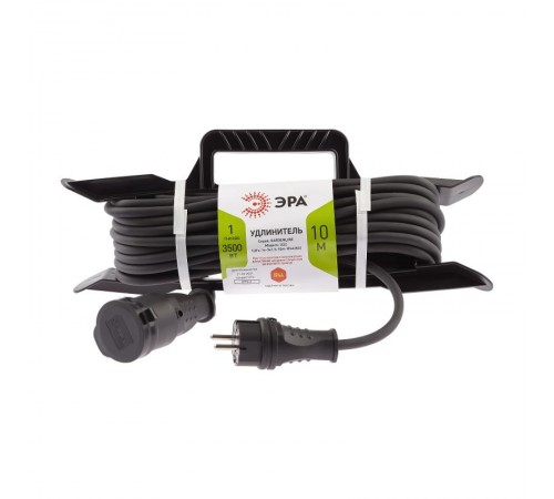 UFx-1e-3x1,5-10m-IP44(KG) Удлинитель силовой на рамке c/з 1 гн 10м КГ 3х1.5 (7/168)  Б0050867  ЭРА