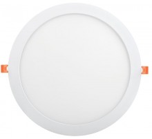 Светильник светодиодный встраиваемый ДВО 1610 24Вт 6500К IP20 круг белый  LDVO0-1610-1-24-6500-K01  IEK