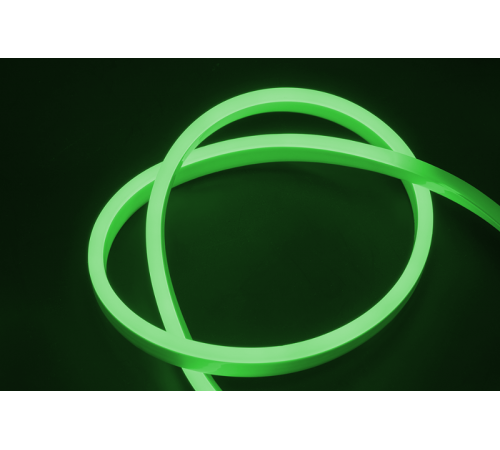 Светодиодная лента "Неон" PFN-01 2835/120 220V 6w/m 8*16mm Green IP65 50m  .5016460A  Jazzway