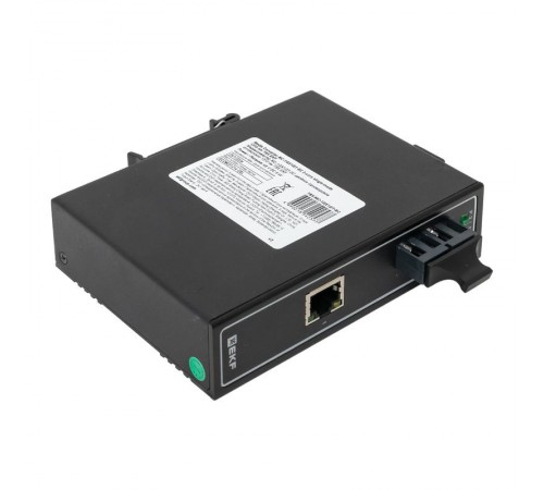 Медиаконвертер 10/100/1000Base-TX в 1000Base-X, разъем SC, двойное одномодовое оптоволокно, 1310нм TSX TSX-MC-1GX1GT-SCEKF