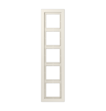 Рамка 5-кратная; слоновая кость LSD985W Jung