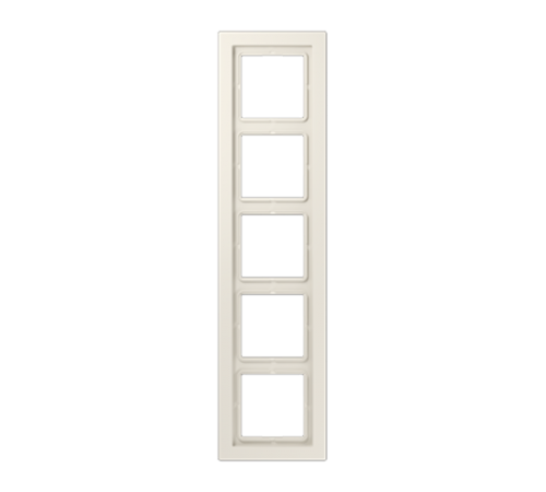 Рамка 5-кратная; слоновая кость LSD985W Jung