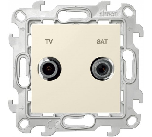 Simon 24 Сл. кость Розетка TV-SAT одиночная  2410487-031  Simon